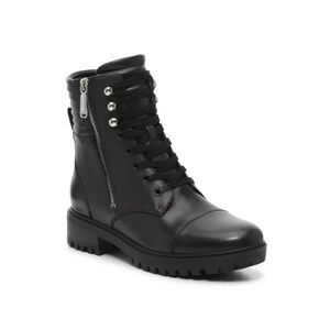 Blondo Mady Black Waterproof Leather Lace Up Combat Boots Size 11